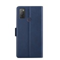 For Alcatel 1S 2021 / 3L 2021 Ultra-thin Voltage Side Buckle PU + TPU Leather Phone Case(Blue)