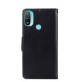 For Motorola Moto E20 Crystal Texture Leather Phone Case(Black)