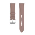 20mm Universal Genuine Leather Watch Band(Dark Pink)