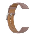 20mm Universal Genuine Leather Watch Band(Dark Pink)