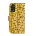 For Xiaomi Redmi Note 11 International Laser Glitter Powder Matching Crocodile Leather Phone Case(Go