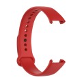 For Xiaomi Redmi Band Pro Solid Color Silicone Watch Band(Red)