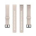 For Realme Band RMA199 Solid Color Silicone Watch Band(Ivory White)