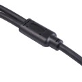 TC030YTR048-03 6.35mm Male to Dual RCA Female Bifurcated Audio Cable, Length: 30cm