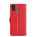 For Honor 9X Lite Ultra-thin Voltage Side Buckle PU + TPU Leather Phone Case(Red)