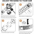 Steel Watch Band For Apple Watch Series 9&8&7 41mm / SE 3&SE 2&6&SE&5&4 40mm / 3&2&1 38mm(Titanium O