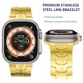 Steel Watch Band For Apple Watch Ultra 49mm&Watch Ultra 2 49mm / Series 9&8&7 45mm / SE 3&SE 2&6&SE&