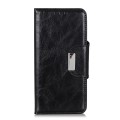 For Xiaomi Redmi 10C Crazy Horse Texture Magnetic Flip Leather Phone Case(Black)