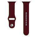 Rose Embossing Silicone Watch Band For Apple Watch Series 9&8&7 41mm / SE 3&SE 2&6&SE&5&4 40mm / 3&2