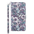 For Sony Xperia 1 III 3D Painting Pattern TPU + PU Leather Phone Case(Swirl Pattern)