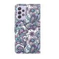 For Samsung Galaxy A13 4G 3D Painting Pattern TPU + PU Leather Phone Case(Swirl Pattern)