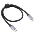 USB-C / Type-C Male to USB-C / Type-C Male Thunderbolt 3 Data Cable, Cable Length:1m