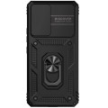 For Samsung Galaxy A53 5G Sliding Camshield Holder Phone Case(Black)
