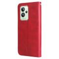 For OPPO Realme GT2 Pro Fashion Calf Texture Zipper Horizontal Flip Leather Case(Red)