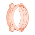 For Garmin Instinct 2S Half Coverage Hollowed TPU Watch Case(Transparent Pink)