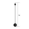 For Xiaomi Watch S1 Active Smart Watch Charging Cable, Length: 1m(Black)
