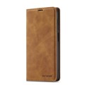 For Samsung Galaxy A13 5G Forwenw Dream Series Oil Edge Strong Magnetism Leather Phone Case(Brown)