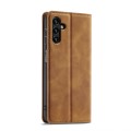 For Samsung Galaxy A13 5G Forwenw Dream Series Oil Edge Strong Magnetism Leather Phone Case(Brown)