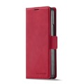 For Samsung Galaxy Z Fold3 5G Forwenw Dream Series Oil Edge Strong Magnetism Leather Phone Case(Red)