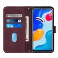 For Infinix Note 11i Crossbody 3D Embossed Flip Leather Phone Case(Wine Red)
