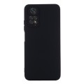 For Xiaomi Redmi Note 11 Pro 4G / 5G Pure Color Liquid Silicone Shockproof Phone Case(Black)