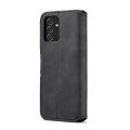 For Samsung Galaxy A13 4G DG.MING Retro Oil Edge Flip Leather Phone Case(Black)