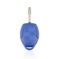 A153 Straight Car Key Shell Round Embryo Metal Embryo Length 35mm for Ford Transit 3-button