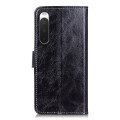 For Sony Xperia 10 IV Retro Crazy Horse Texture Horizontal Flip Leather Phone Case(Black)