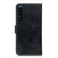 For Sony Xperia 1 IV Crocodile Texture Horizontal Flip Leather Phone Case(Black)