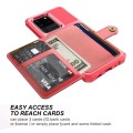 For Samsung Galaxy S20 Magnetic Wallet Card Bag Leather Phone Case(Red)