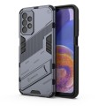 For Samsung Galaxy A23 Punk Armor 2 in 1 PC + TPU Shockproof Phone Case with Invisible Holder(Grey)