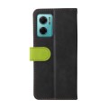 For Xiaomi Redmi Note 11E Stitching-Color Horizontal Flip Leather Case(Green)