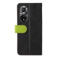 For Huawei Nova 9 Pro/Honor 50 Pro Stitching-Color Horizontal Flip Leather Case(Green)