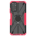 For Xiaomi Redmi Note 11/Redmi Note 11S 4G Global Armor Bear Shockproof PC + TPU Phone Case(Rose Red