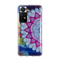 For Xiaomi Redmi Note 11 Global Luminous TPU Protective Phone Case(Half-flower)