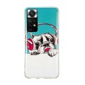 For Xiaomi Redmi Note 11 Global Luminous TPU Protective Phone Case(Headset Dog)