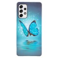 For Samsung Galaxy A13 4G Luminous TPU Protective Phone Case(Butterfly)