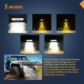 10 inch Two-row Monocular Dual-color Work Light