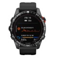Smartwatch Dial Bezel Ring Cover For Garmin Fenix 7S(Black Ring White Characters)