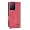For Xiaomi 11T / 11T Pro Magnetic Clasp Flip Leather Phone Case(Red)