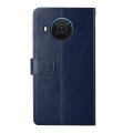For Nokia X10 / X20 Y Stitching Horizontal Flip Leather Phone Case(Blue)