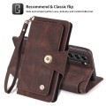 For Samsung Galaxy S21 FE 5G POLA 9 Card-slot Oil Side Leather Phone Case(Brown)