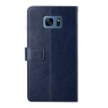 For Samsung Galaxy S7 Edge Y Stitching Horizontal Flip Leather Phone Case(Blue)