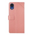 For Samsung Galaxy A03 Core Y Stitching Horizontal Flip Leather Phone Case(Rose Gold)