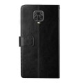 For Xiaomi Redmi Note 9 Pro 4G Y Stitching Horizontal Flip Leather Phone Case(Black)