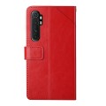 For Xiaomi Mi Note 10 Lite Y Stitching Horizontal Flip Leather Phone Case(Red)