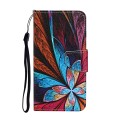 For Samsung Galaxy A13 5G Colored Drawing Pattern Flip Leather Case(Colorful Flowers)