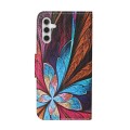 For Samsung Galaxy A13 5G Colored Drawing Pattern Flip Leather Case(Colorful Flowers)