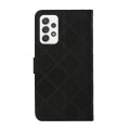 For Samsung Galaxy A73 5G Ethnic Style Embossed Pattern Leather Phone Case(Black)