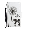 For Samsung Galaxy A13 4G Colored Drawing Pattern Flip Leather Case(Dandelion)